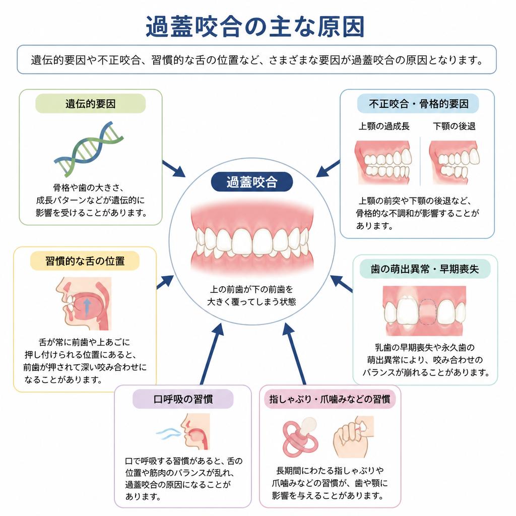 過蓋咬合の原因